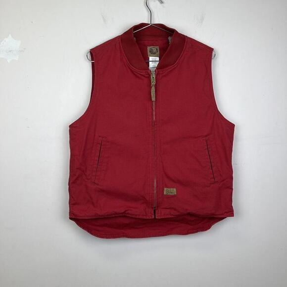 Vintage Berne Red Insulated Vest Womens Jacket - Picture 1 of 6